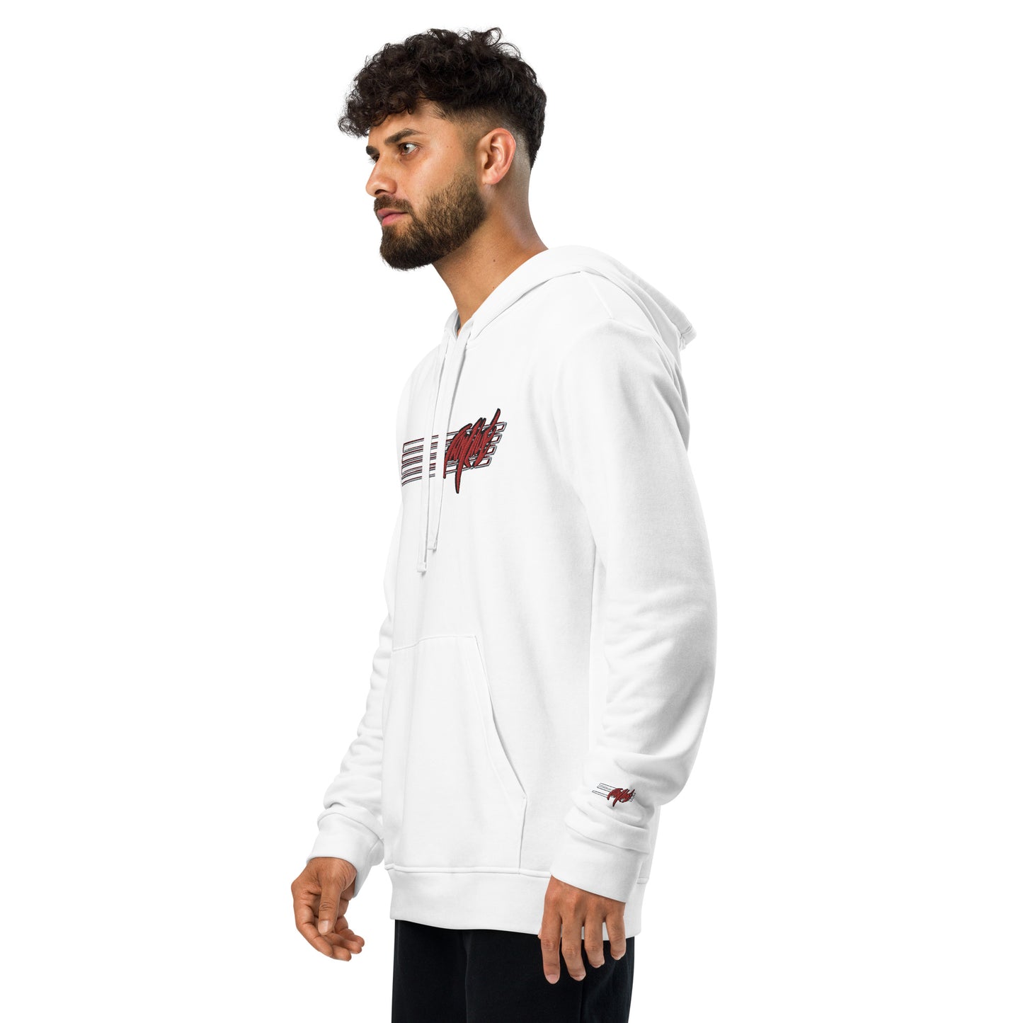 "Action Ready" Quick Change Can1live x Adidas fleece hoodie (Embroidered)