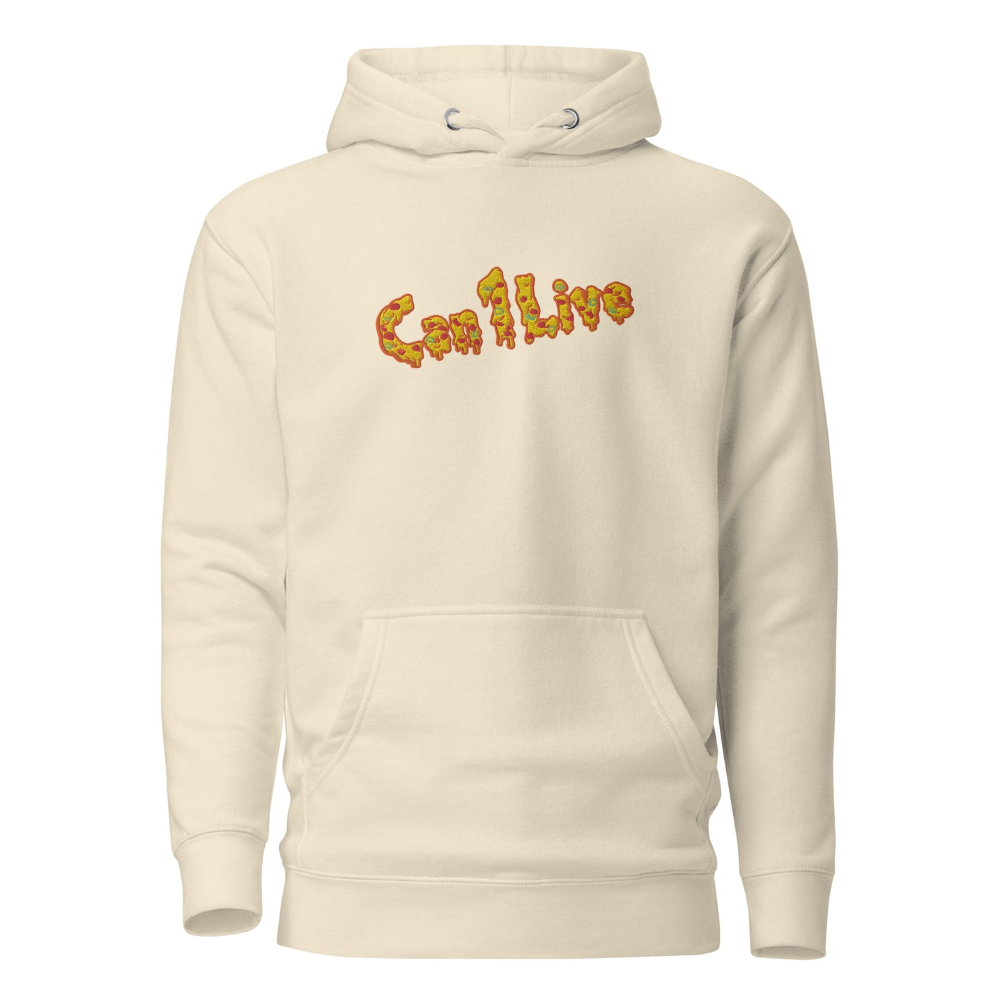 Can1live Pizza Logo Hoodie (EMBROIDERED) Unisex