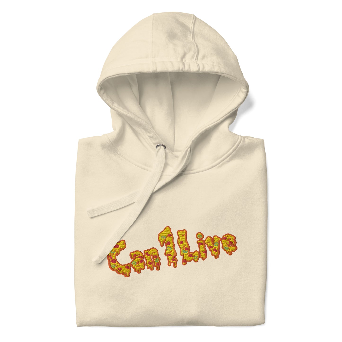 Can1live Pizza Logo Hoodie (EMBROIDERED) Unisex