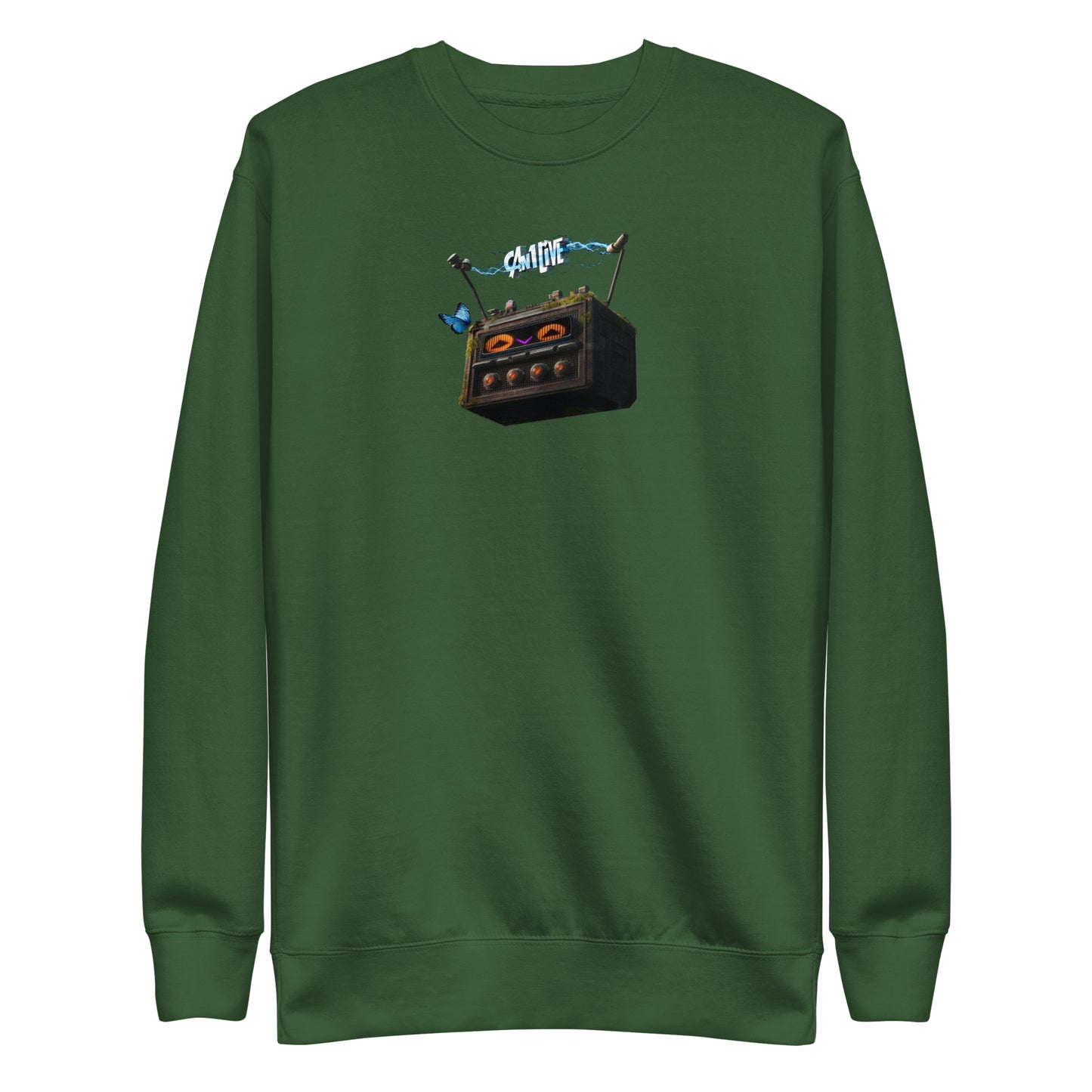 Can1live Algo.rhythm Logo Premium Crewneck Sweatshirt (Unisex)