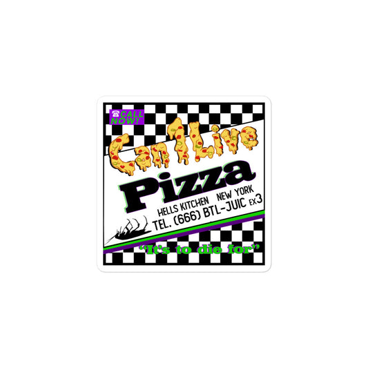 Btljuic.ex3 Pizza Box Can1live Sticker (3"x3")