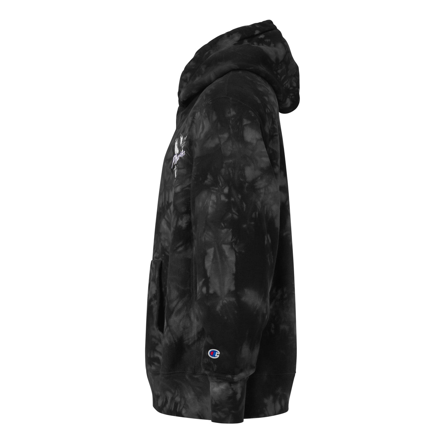 Phantoms Embroidered Champion tie-dye hoodie - Unisex