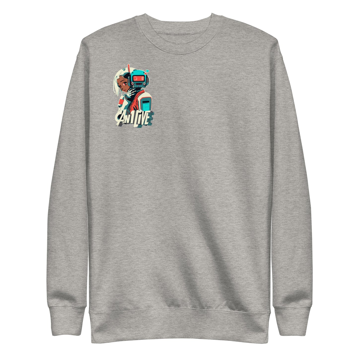 Can1live XOX-0 Premium Crew Neck Sweatshirt - Unisex