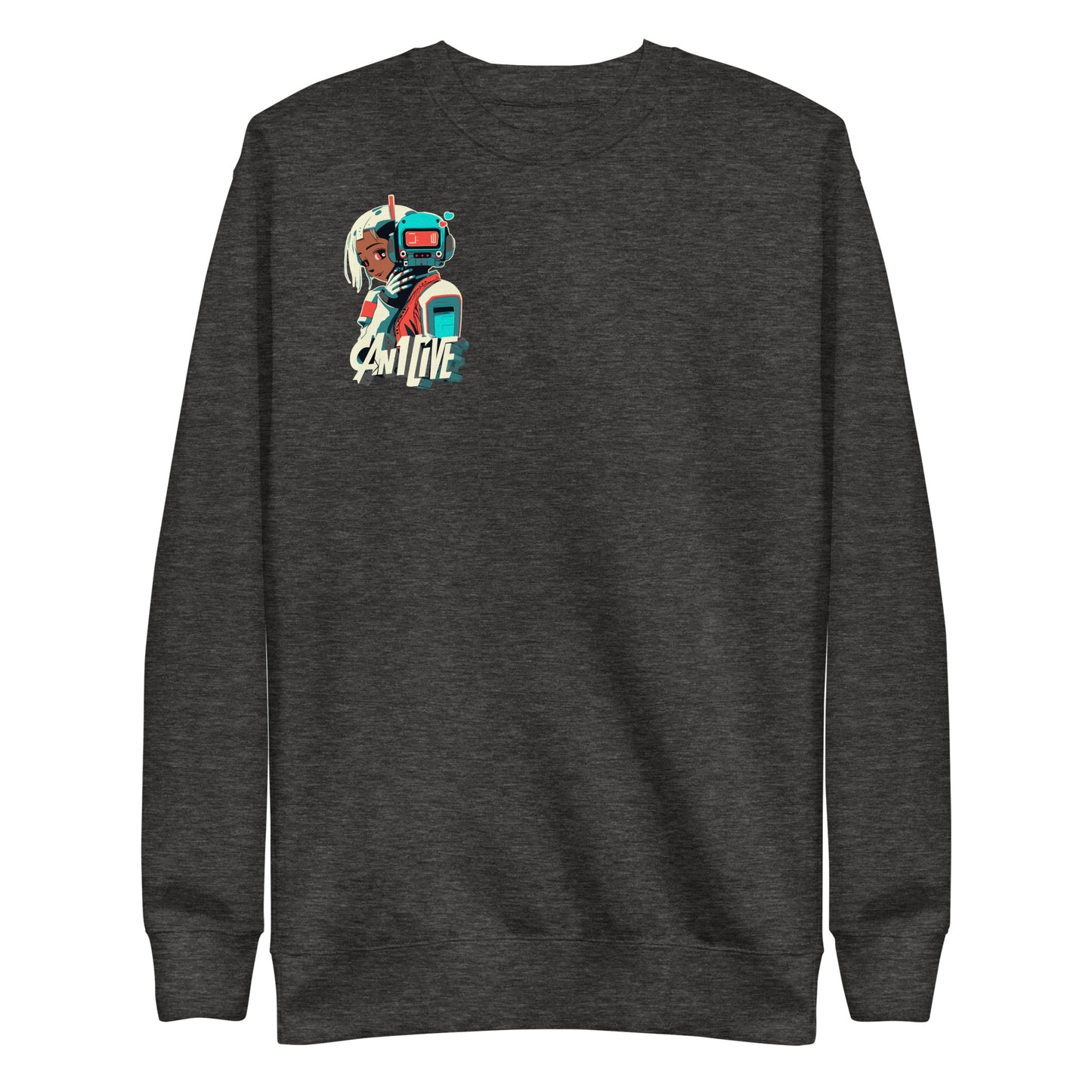 Can1live XOX-0 Premium Crew Neck Sweatshirt - Unisex