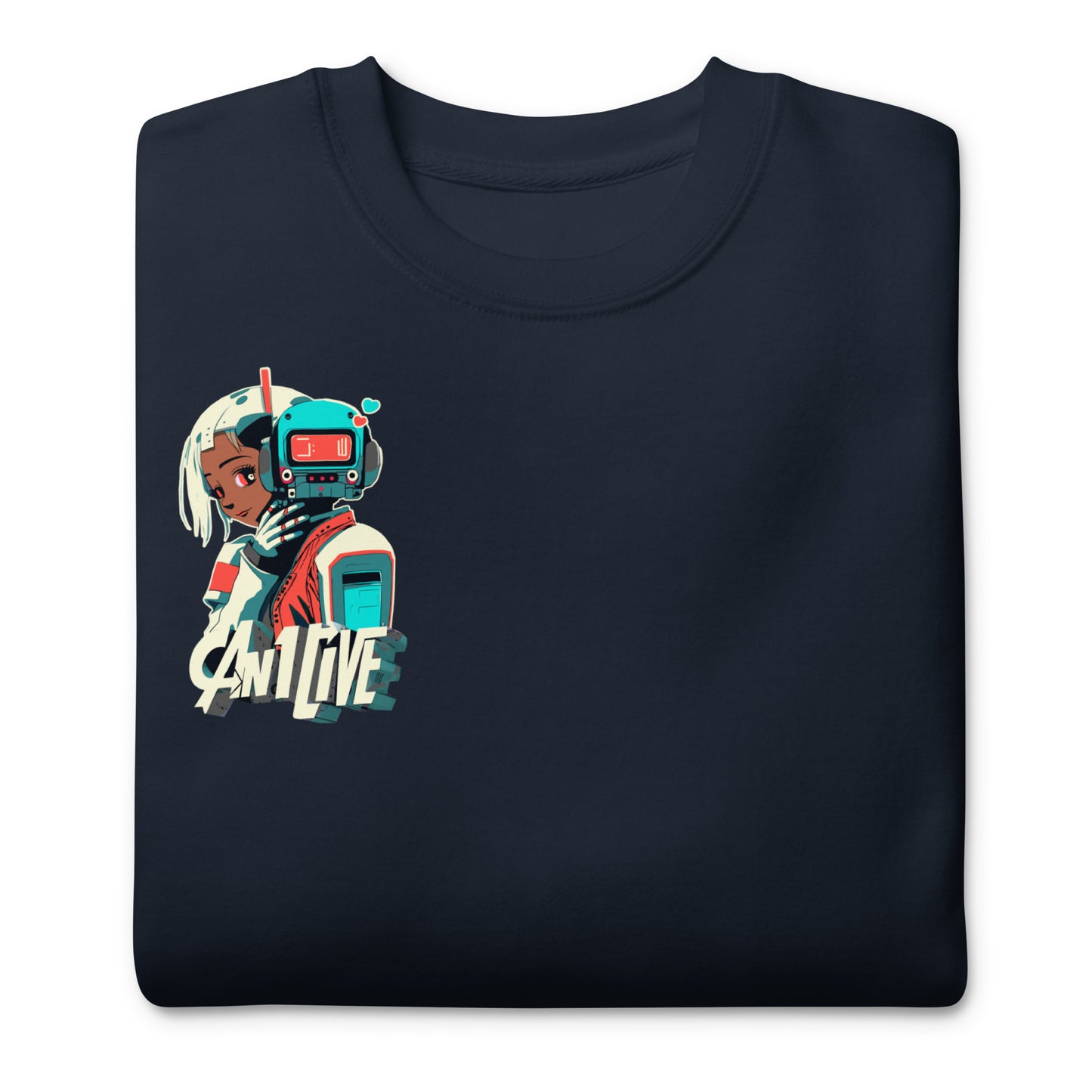 Can1live XOX-0 Premium Crew Neck Sweatshirt - Unisex