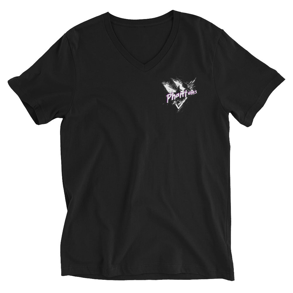 Phantoms Logo Unisex Short Sleeve V-Neck T-Shirt